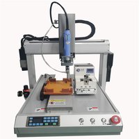 Silver High Speed Automatic Screw Fasteners Screw Locking Machine For Electronic Products