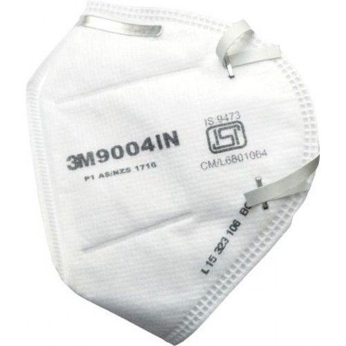 3-M 9004 In Foldable Dust/Pollution Particulate Respirator, White - Gender: Unisex