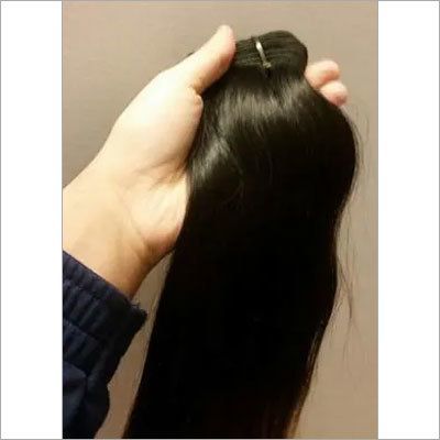 Virgin Indian Temple Human Silky Straight Hair with Transparent Closure