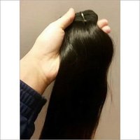 Virgin Indian Temple Human Silky Straight Hair with Transparent Closure