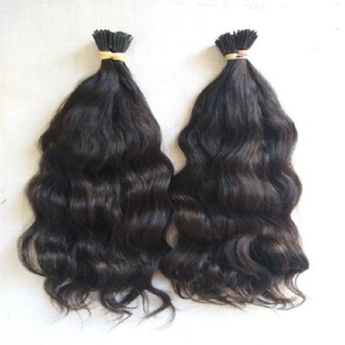 Natural Brown Factory Rating Indian Tip Human Hair Extensions