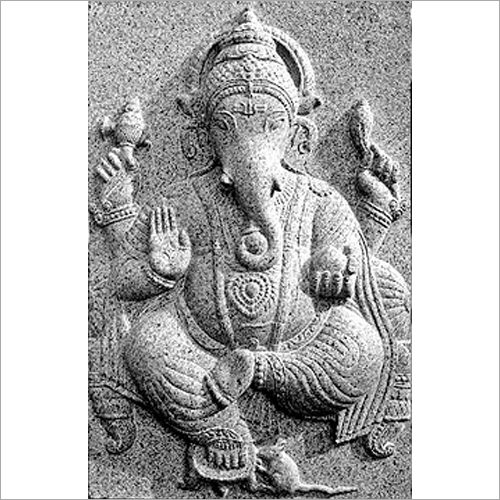Granite Fancy Ganesha Statue