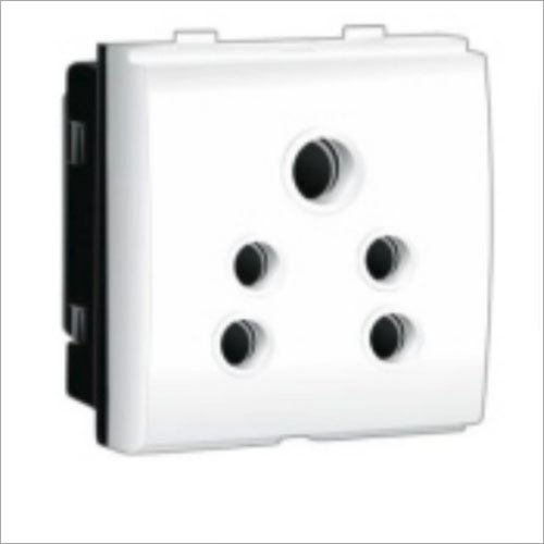 White 2 In 1 6A Electrical Socket