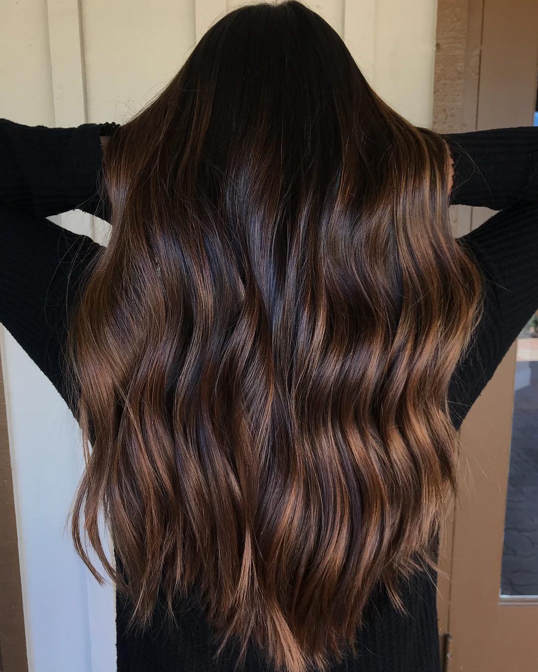 TOP GRADE DARK BROWN VIRGIN HUMAN HAIR EXTENSIONS