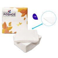 Kosmos Premium Quality 29x29cm Paper Napkins - 1 Ply 50 Pull