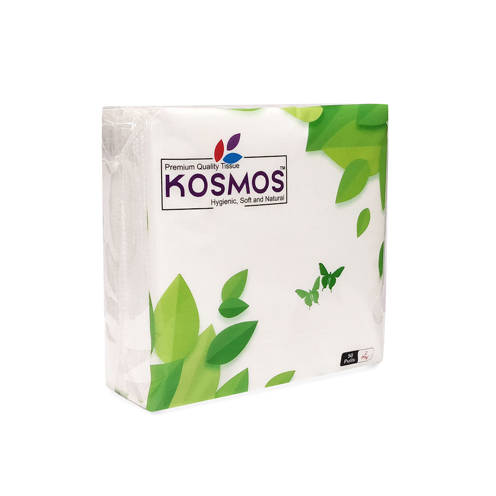 Kosmos Premium Quality 29x29cm Paper Napkins - 2 Ply 50 Pull