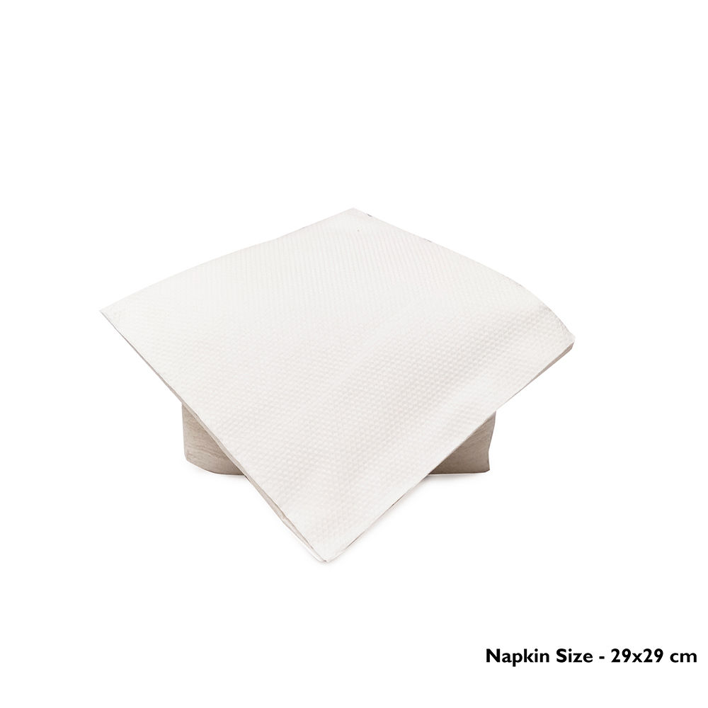 Kosmos Premium Quality 29x29cm Paper Napkins - 1 Ply 100 Pull