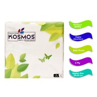 Kosmos Regular Use Quality 29x29cm Paper Napkins - 2 Ply 50 Pull