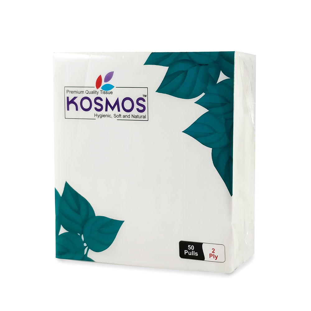 Kosmos Regular Quality 25x27 Cm Paper Napkins - 2 Ply 50 Pull