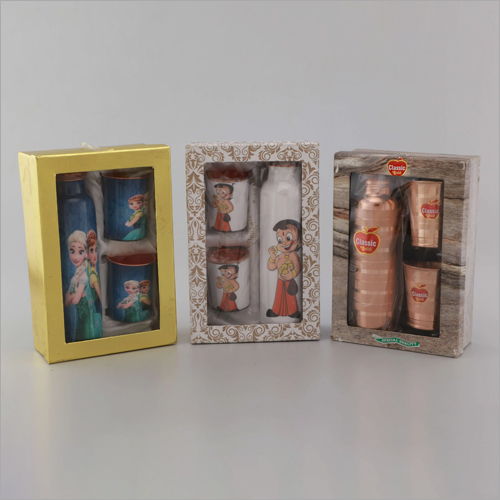Copper Bottle Gift Set