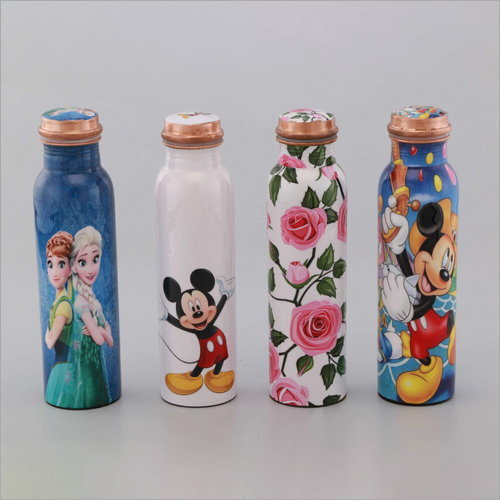 Copper Printed Water Sipper Bottle