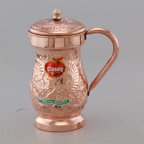 Copper Hammered Jug