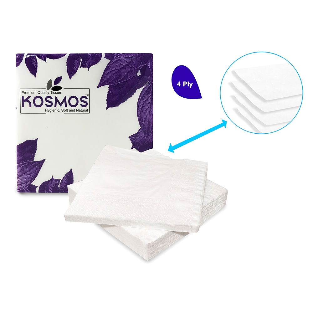Kosmos Regular Quality 38x38 Cm Paper Napkins - 4 Ply 50 Pull