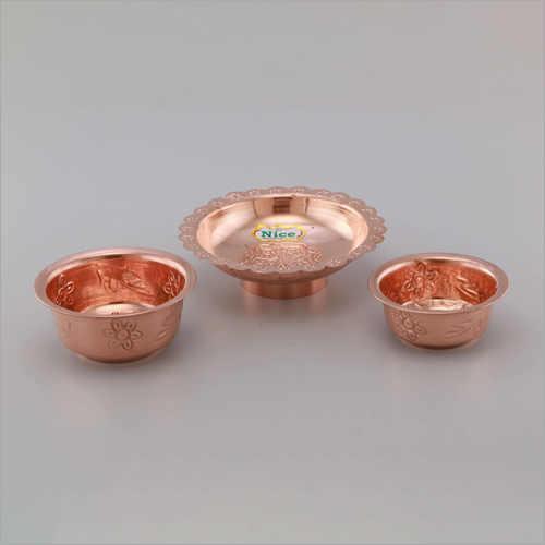 Copper Plain Tope Set