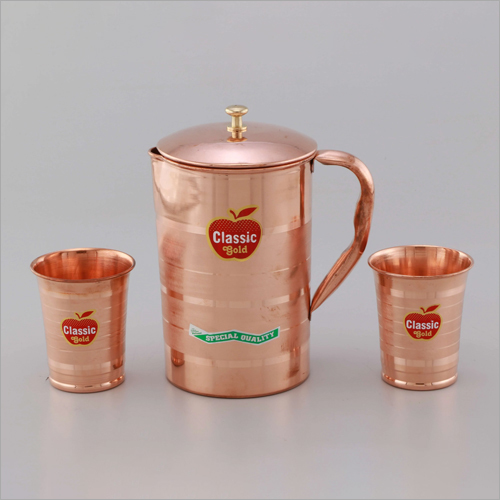 Copper Water Jug Set