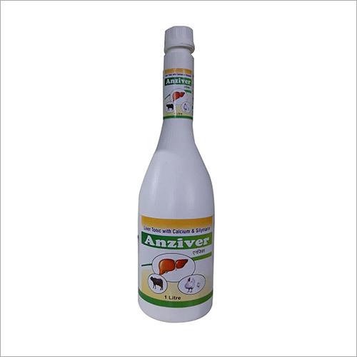 Anziver: Liver Tonic For Animals - 1 Litre | Herbal Formula Promoting Nutrition for Animal Liver Health