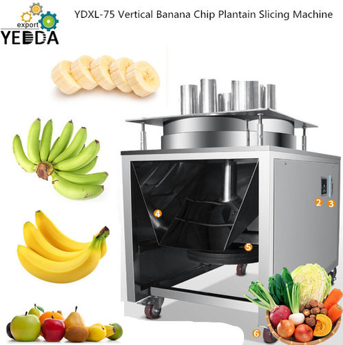 YDXL-75 Vertical Banana Chip Plantain Slicing Machine