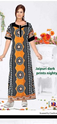 JAIPURI COTTON NIGHT SUIT