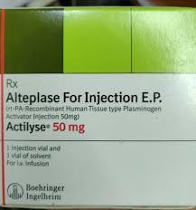 Actilyse Injection Ingredients: Alteplase