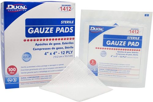 Sterile Gauze Pads Suitable For: Suitable For All