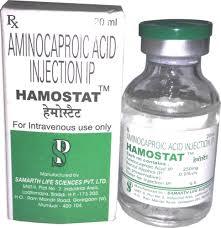 Hamostat  Injection Ingredients: Epsilon Aminocaproic Acid