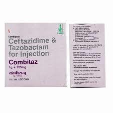 Combitaz Injection Ingredients: Ceftazidime (1000Mg) + Tazobactum (125Mg)