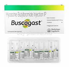 Buscogast  Injection Ingredients: Hyoscine Butylbromide