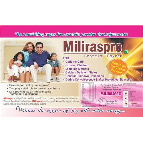 Miliraspro PDR Visual Protein Powder