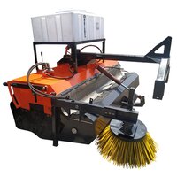 Tractor Mounted Road Sweeper - Cleaning Process: Cold Water Cleaning