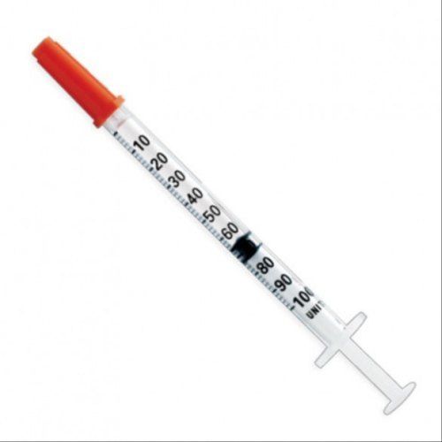 Insulin Syringe - Medical-Grade Plastic, 1ml Capacity, Precision Needle - Comfortable Grip, Easy-to-Read Measurements