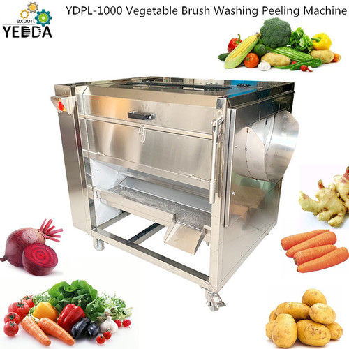 YDPL-1000 Vegetable Brush Washing Peeling Machine