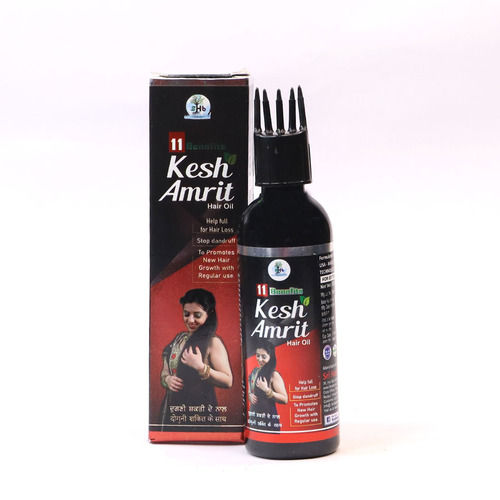 Kesh Amrit Ayurvedic Herbal Hair Oil 2P With Hair Smoothing Gel 2P 4100ml