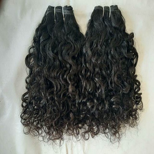 Virgin Curly Peruvian Hairblack Women Single Donor Hair