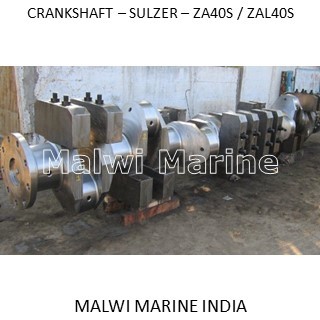 Crankshaft-Sulzer-6-8-9-12-ZA40-ZA40S-ZAL40-ZAL40S-ZAV40-ZAV40S Supplier India