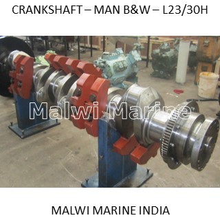 Crankshaft-MAN-B&W - 5L23/30H, 6L23/30H, 7L23/30H, 8L23/30H Supplier India