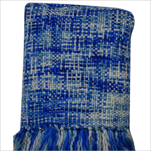 Blue Acrylic Throw