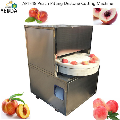 Apt-48 Peach Pitting Destone Cutting Machine