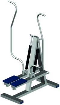 Heavy Duty Stepper - Arm Movement Steel Frame | Weight Loss Gym Equipment