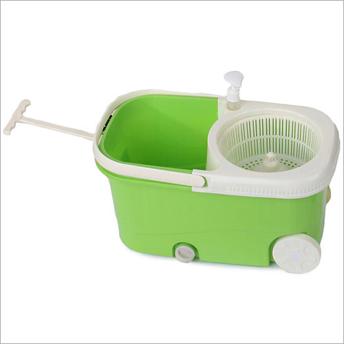 Spin Mop With Wheels Plastic