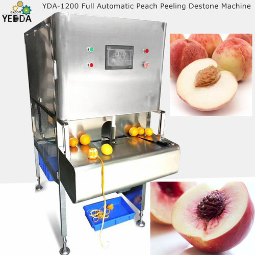 Yda-1200 Full Automatic Peach Peeling Destone Machine