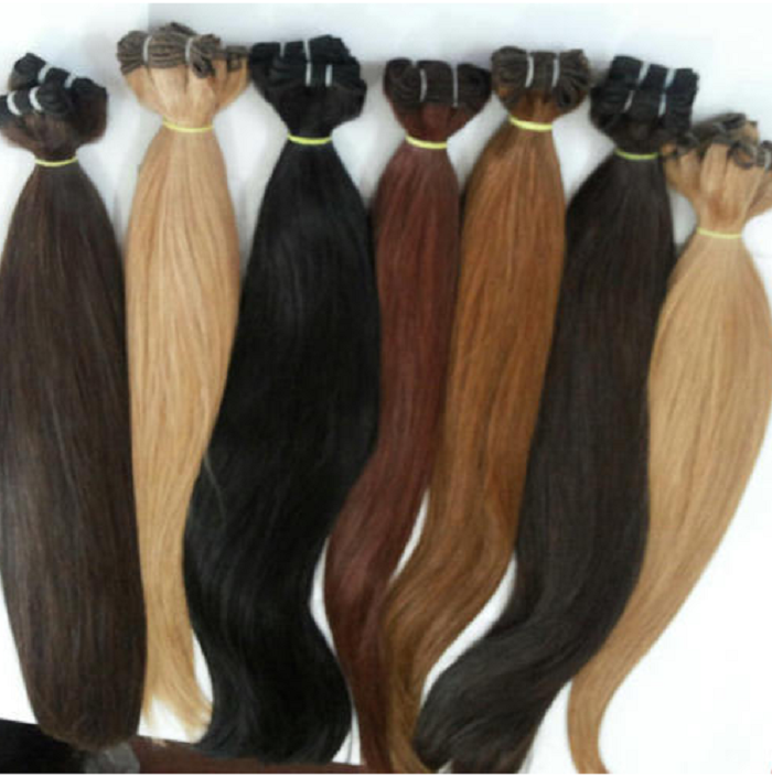 Virgin Colored Human Hair Extensions