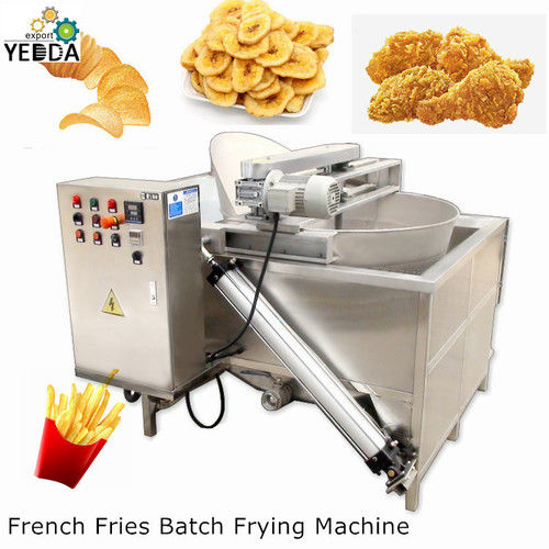 French Fries Batch Frying Machine Capacity: 100 Kg/hr