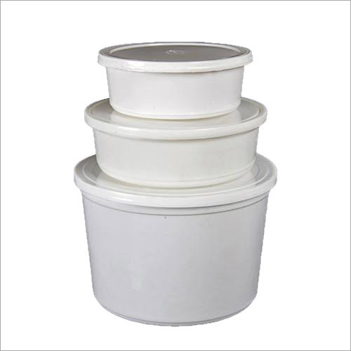 White Plastic Food Container