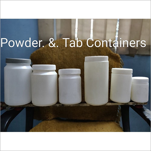 Plastic Powder And Tablet Container