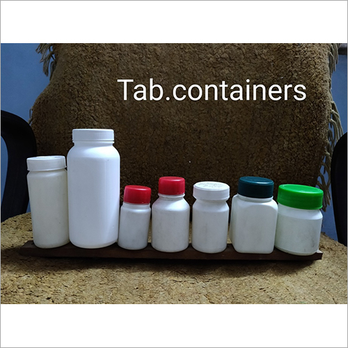 Plastic Tablet And Powder Container