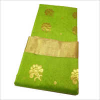 Ladies Party Wear Chanderi Silk Saree