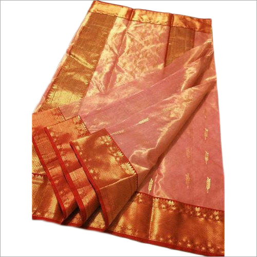 Ladies Party Wear Chanderi Silk Cotton Saree
