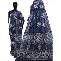 Ladies Trendy Shibori Buta Printed Saree