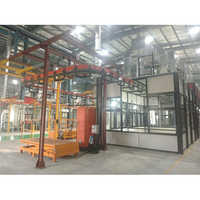 Powder Coating Plant With I Beam Conveyer Plant