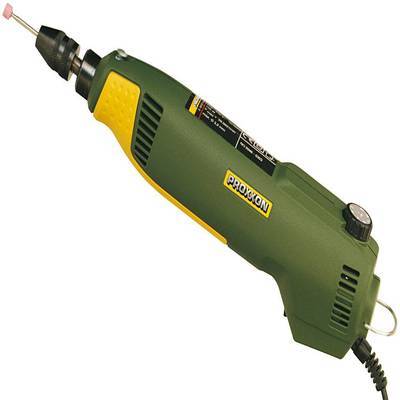 Precision Drill Grinder S 240 E - Polyamide 200mm Length Green | 100W Power Consumption 5000-20000rpm Speed Range 0.3-3.2mm Chuck Capacity Includes 43 Quality Inserts
